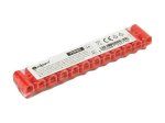 Kontaktinė kaladėlė DPM, 12 x 2,5 mm², 3 A, oranžinės sp.