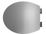 Klozeto dangtis RIDDER Silvery, lėtai nusileidžiantis, sidabro spl., 02219127