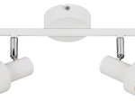 Kryptinis šviestuvas RABALUX Konrad, GU10, 2 x 50W, 230V, IP20, metalinis, baltos sp., 275 x 120 x 130 mm, 5355