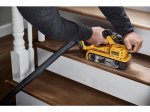Akumuliatorinis juostinis šlifuoklis DEWALT DCW220NT-XJ, 75x533 mm, 18 V, be akumuliatorių ir kroviklio, lagamine