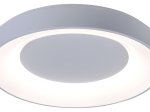 Lubinis LED šviestuvas RABALUX Ceilo, 38W, 230V, 3000-6500K, 3200 lm, IP20, su pultu, dimeriuojamas, metalinis, baltos sp., 480 x 80 x 480 mm, 3083