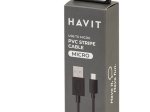 USB-micro USB laidas HAVIT M.CUBE 8610, 2,0A, 1m, juodos spalvos