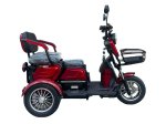 Elektrinis triratis EKOMOTO M20, raudonas, 20 Ah švino rūgšties baterija