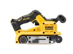 Akumuliatorinis juostinis šlifuoklis DEWALT DCW220NT-XJ, 75x533 mm, 18 V, be akumuliatorių ir kroviklio, lagamine