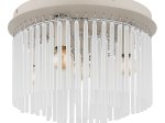 Pakabinamas šviestuvas GLOBO Gorley, E14, 5 x 40W, 230V, matinės smėlio spalvos, 320 x 320 x 230 mm, 15698DB