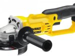 Akumuliatorinis kampinis šlifuoklis DEWALT DCG412NT-XJ, 18 V, 125 mm, lagamine, be akumuliatorių ir kroviklio