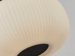 Pakabinamas šviestuvas SEARCHLIGHT Lumina, E27, 1 x 60W, 230V, 240 x 240 x 320 mm, maksimalus aukštis 1300 mm, 10272-1BK