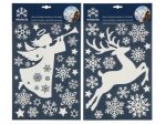 Kalėdiniai tamsoje šviečiantys sienų lipdukai WINTERIA, 2 skirtingi dizainai