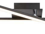 Pakabinamas LED šviestuvas RABALUX Svetlana, 16W, 230V, 3000K, 620 lm, IP20, aliuminis, matinės juodos sp., 465 x 120 x 100 mm, 3513