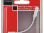 Laidas adapteris USB Type C RATANAS, 3.5 mm, 0.1 m