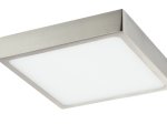 Lubinis LED šviestuvas GLOBO Vitos, paviršinis, 15W, 230V, 1700 lm, 4000K, kvadratinis, aliuminio sp., 145 x 145 x 26 mm, 12367-15