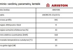 Elektrinis vandens šildytuvas ARISTON Andris Rs, 15L, po kriaukle
