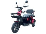 Elektrinis triratis EKOMOTO M20, raudonas, 20 Ah švino rūgšties baterija