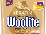 Skalbimo kapsulės WOOLITE Pro-Care, su keratinu, koncentruotas dozuotas skalbiklis, 33 vnt.