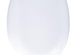 Klozeto dangtis RIDDER White, lėto nusileidimo, duroplastas, baltas, 02126100