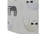 Sienų plokštė PUFFIN Kids Pk, spl. Print Chillout, 300x300x37 mm, dekoratyvinė, tekstilinė