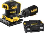 Akumuliatorinis vibracinis šlifuoklis DEWALT DCW200NT-XJ, 140x115 18 V, be akumuliatorių ir kroviklio, dėžėje