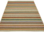 Kilimas Sedona, 80 x 200 cm, 100% polipropilenas, tinkamas viduje ir lauke, dryžuotas, spalvotas, 750978