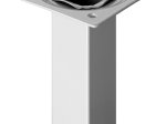 Baldų koja HETTICH, reguliuojama, aliuminio spl., 100x25x25 mm, 16863