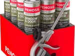 Langų ir durų pistoletinės sandarinimo putos PENOSIL, Window & Door Elastic, 750 ml, 12 vnt + putų pistoletas C1