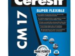Plytelių klijai CERESIT CM17 SUPER FLEXIBLE  vidaus ir išorės darbams, 25 kg