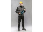 Kelnės HOGERT WORKWEAR Murg, 65% medvilnė, 35% poliesteris, juoda spalva, L dydis