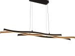 Pakabinamas LED šviestuvas SEARCHLIGHT Bloom, 38W, 230V, 2300-4000K, 4808lm, dimeriuojamas, 1080 x 150 x 40 mm, maksimalus aukštis 1500 mm, 32104-1BK
