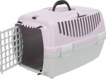 Transportavimo boksas TRIXIE Capri 1, 32x31x48 cm, XS, šviesiai pilkos/alyvinės spalvos