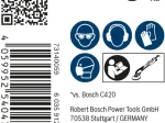 Šlifavimo tinklelis BOSCH, M 480, 225 mm, G120, 25 vnt.