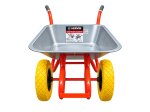Statybinis karutis HERVIN CONSTRUCTION LUT130-X2, 100 l, 200 kg, 2 pilnaviduriai ratai 4,00" x 8"