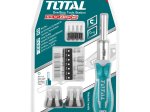 Atsuktuvas su antgaliais TOTAL, terkšlinis, 24vnt, TACSD30246
