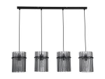 Pakabinamas šviestuvas SEARCHLIGHT Swizzle, E27, 4 x 60W, 230V, 1110 x 200 x 300 mm, maksimalus aukštis 1200 mm, 55620-4SM