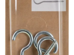 Įsukamas kablys į medį, 6,6 x 80 mm, 4 vnt.