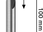 Universalus grąžtas BOSCH PRO, šešiakampiu kotu, 5,5 x 50 x 100 mm