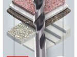 Universalus grąžtas BOSCH PRO, šešiakampiu kotu, 6 x 50 x 100 mm