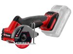 Akumuliatorinis mini diskinis pjūklas EINHELL TP-CO 18/76-C Li BL - Solo, 18 V, bešepetėlis variklis, maks. disko skersmuo 76 mm, be akumuliatorių ir kroviklio