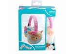 Ausinės SQUISHMALLOWS Leonard, Bluetooth 5.0., pliušinės ausinės, su mikrofonu, HMSQM-BT-LEONARD