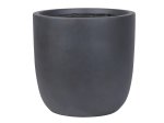 Keraminis lauko vazonas Ombra IV, tamsiai pilkos sp., 65 x 65 x 63 cm.