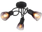 Lubinis šviestuvas GLOBO 54312-3D, 3 x E14, 25W, 230V, dūmų sp. stiklas, 380x380x185 mm