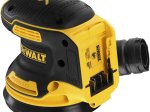 Akumuliatorinis ekscentrinis šlifuoklis DEWALT DCW210NT-XJ, 125 mm, 18 V, be akumuliatorių ir kroviklio, lagamine