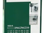 Grąžtų metalui rinkinys BOSCH HSS-R, tiesus, 1-10 mm, 19 vnt.
