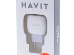 Įkroviklis HAVIT Dot 22, 1 x USB-C, 1 x USB-A, 2,4 A, 12 W