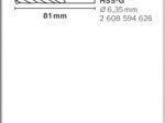 SDS-Plus karūninių grąžtų laikiklis (arbor), 32–210 mm