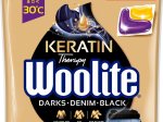 Skalbimo kapsulės WOOLITE Darks, Black & Denim, juodų, tamsių ir džinsinių drabužių, su keratinu, 33 vnt.