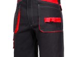 Darbo šortai LAHTI PRO, L dydis, juoda ir raudona spalva, CE