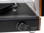 Plokštelių grotuvas ADLER AD 1915, USB jungtis, Bluetooth 5.4, medžio/juodos sp.