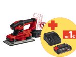 Akumuliatorinis plokštuminis šlifuoklis EINHELL, TE-OS 18/230 Li Solo, 18 V, Li-ion, padas 230x115 mm., svoris 1,5 kg, be akumuliatoriaus ir kroviklio