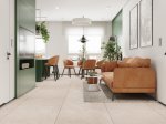 Akmens masės plytelės KAI ARTSTONE BEIGE 2202, 80 x 80 cm, 1,280 m2/dėž., glazūruotos, rektifikuotos, spl. smėlio