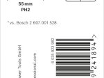 Smūginis sukimo antgalis BOSCH Impact PH2, 50 mm, 1 vnt.