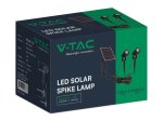 Lauko šviestuvas V-TAC VT-11031, 2vnt., su saulės elementais, veikimo laikas 12 val., 2 x 90 lm, 3000 K, IP65